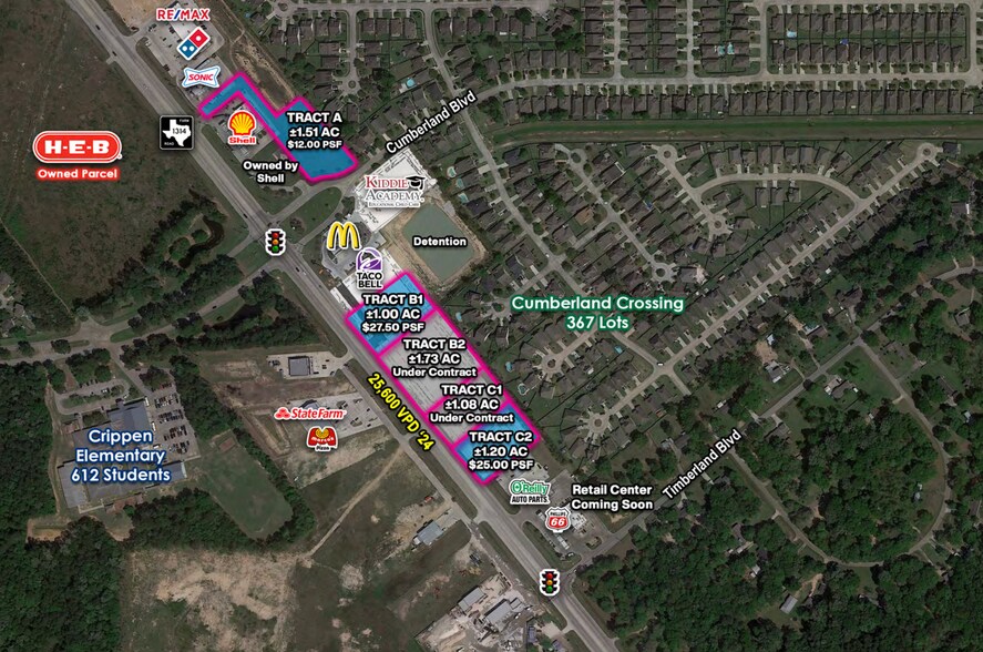 More Photos Of Grand Parkway & FM 1314, Porter Land For Sale