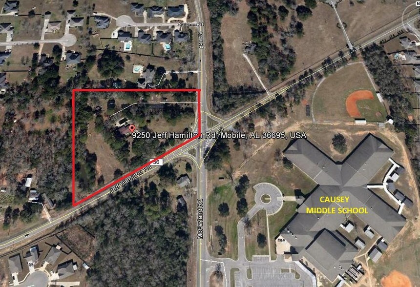 Primary Photo Of 9250 Jeff Hamilton Rd, Mobile Land For Sale