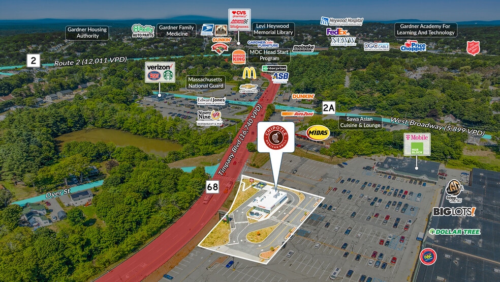 More Photos Of 346 Timpany Blvd, Gardner Fast Food For Sale