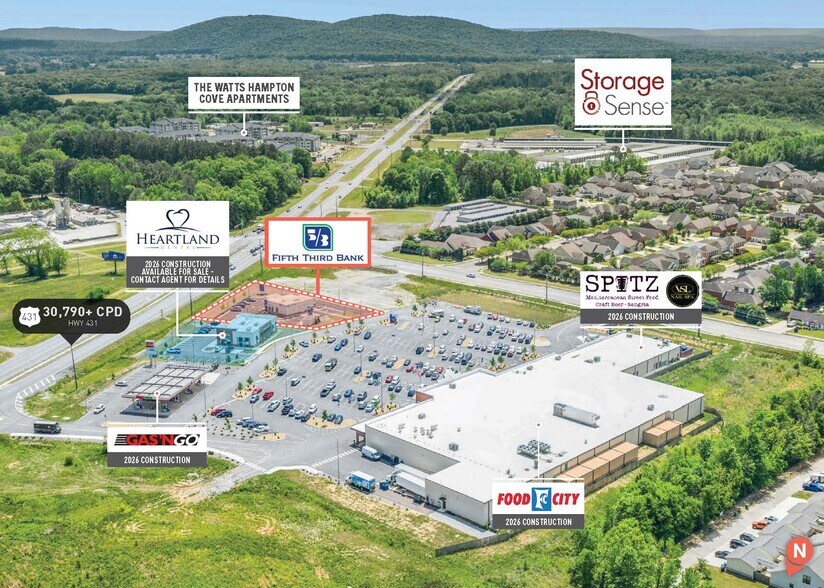More Photos Of 7068 US-431 Hwy, Owens Cross Roads Bank For Sale