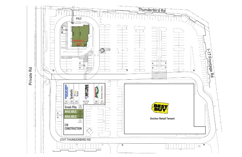 More Photos Of 2737 W Thunderbird Rd, Phoenix Freestanding For Lease