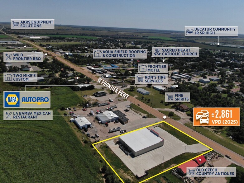 More Photos Of 213 W Frontier Pky, Oberlin General Retail For Sale