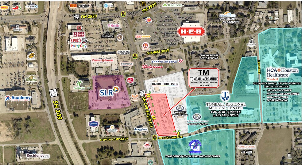 More Photos Of NEC SH 249 & Medical Complex Drive, Tomball Unknown For Lease