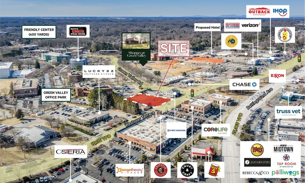 Primary Photo Of 1427 Westover Ter, Greensboro Land For Lease