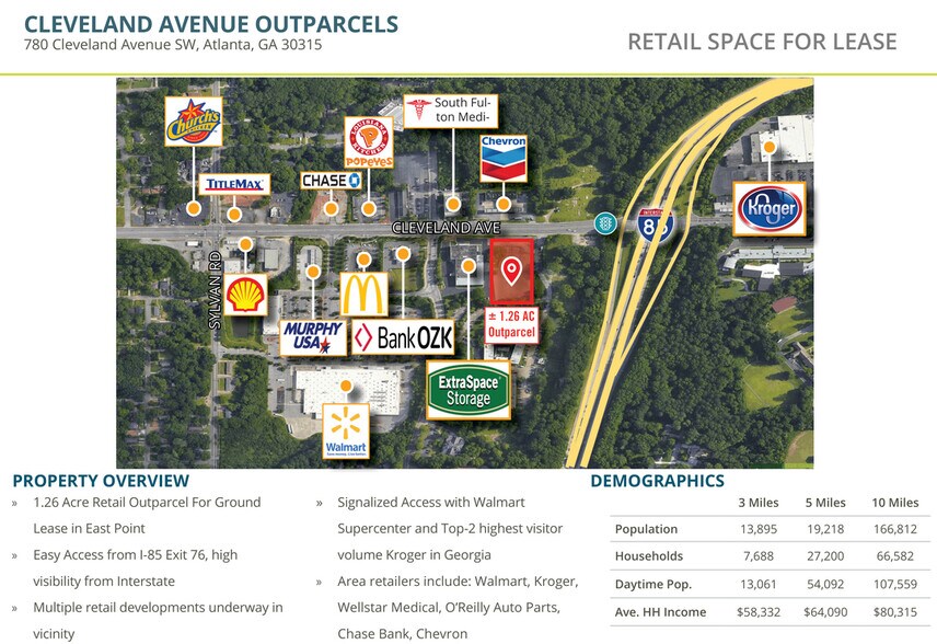 Primary Photo Of 780 Cleveland SW ave, Atlanta Land For Lease