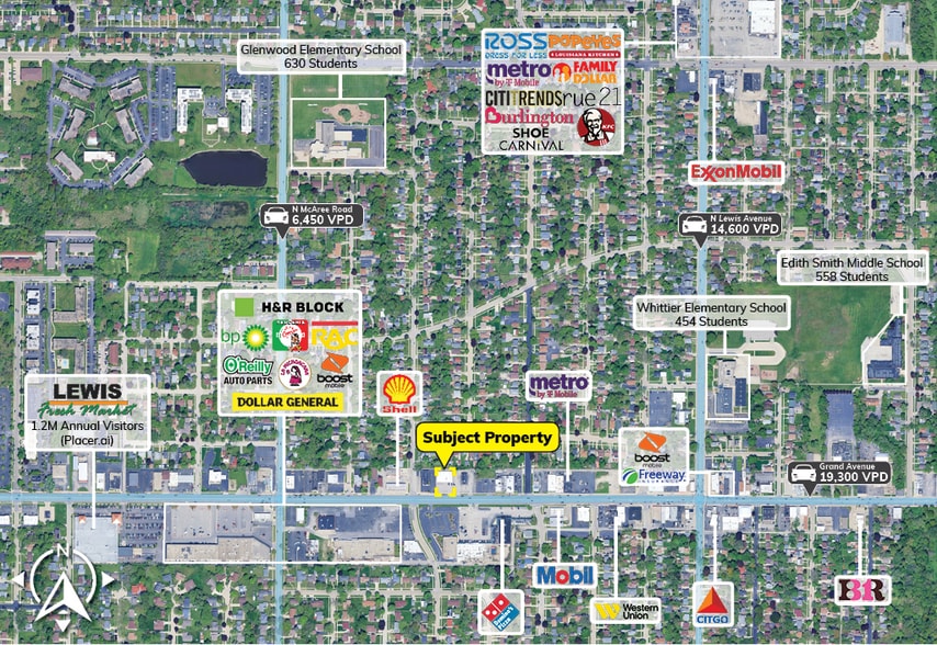 More Photos Of 2304-2312 Grand Ave, Waukegan Storefront For Lease