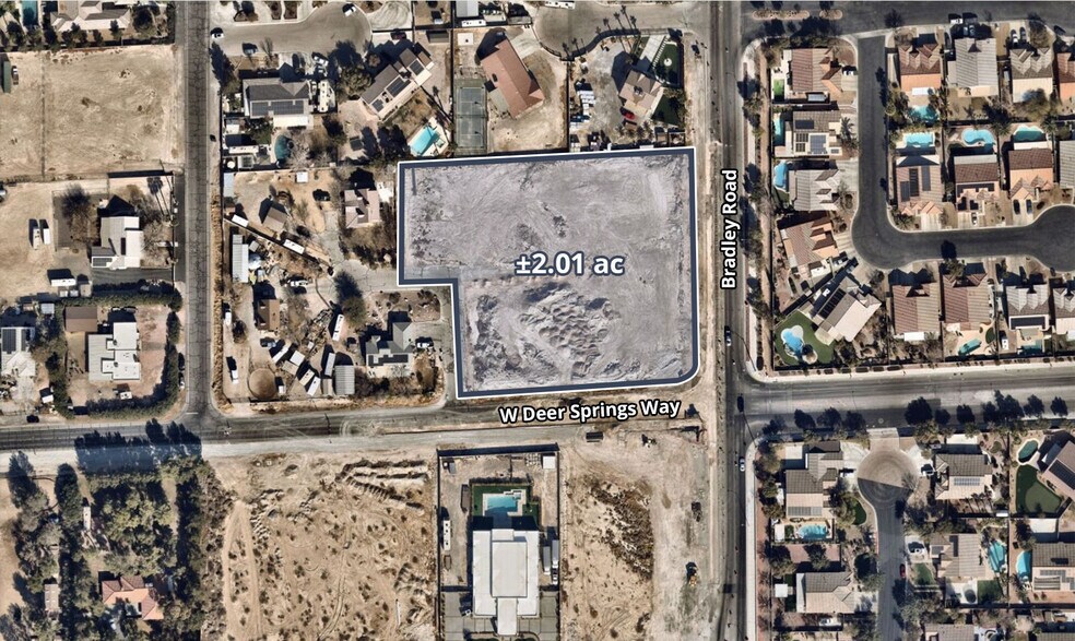 Primary Photo Of 5588 Deer Springs way, Las Vegas Land For Sale