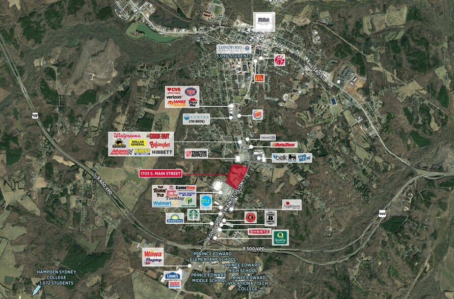 More Photos Of 1703 S Main St, Farmville Land For Lease