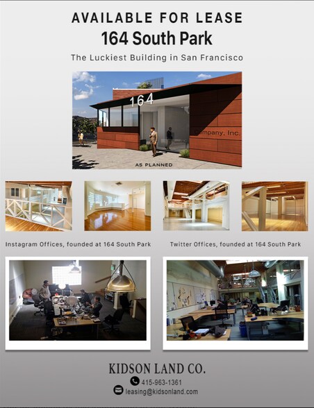 More Photos Of 164 S Park Ave, San Francisco Office For Lease
