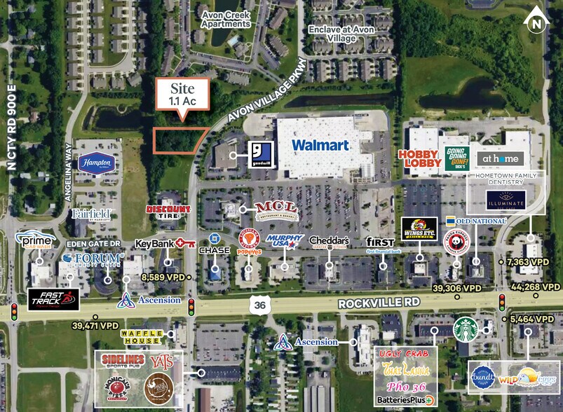 Primary Photo Of 9500 E US Highway 36, Avon Land For Sale