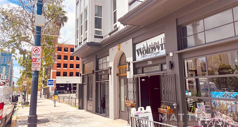 More Photos Of 726-730 Market St, San Diego Storefront Retail Residential For Lease