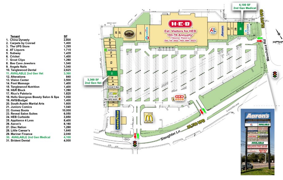 More Photos Of 2000 Slaughter Ln W, Austin Unknown For Lease