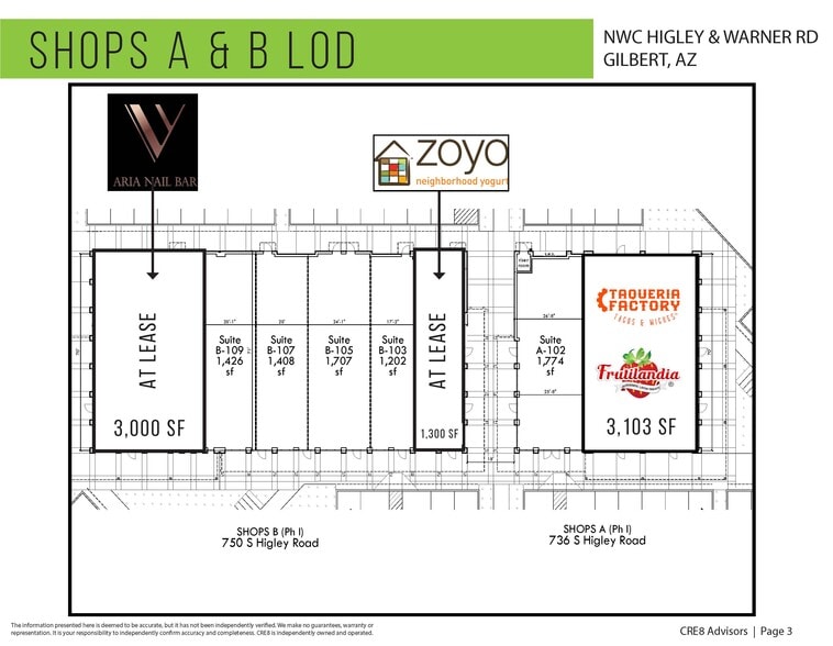 More Photos Of NWC Higley Rd & Warner Rd, Gilbert Unknown For Lease