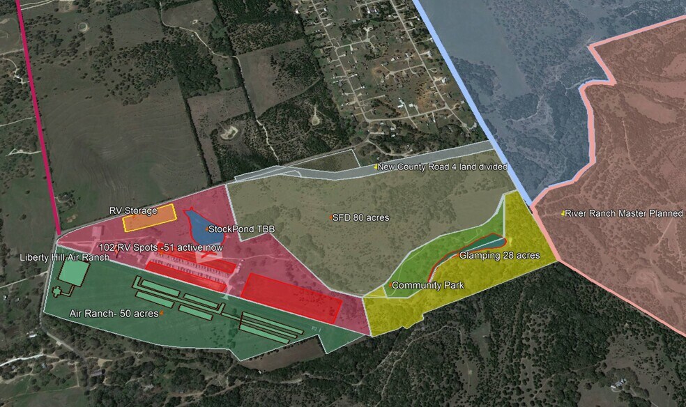 Primary Photo Of 2519 County Road 323, Liberty Hill Land For Sale
