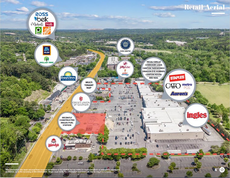More Photos Of 104-150 Riverstone Pky, Canton General Retail For Lease