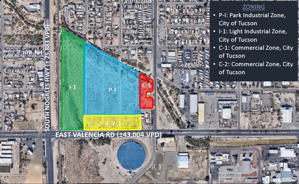 More Photos Of NW Park Ave & Valencia Rd, Tucson Land For Lease
