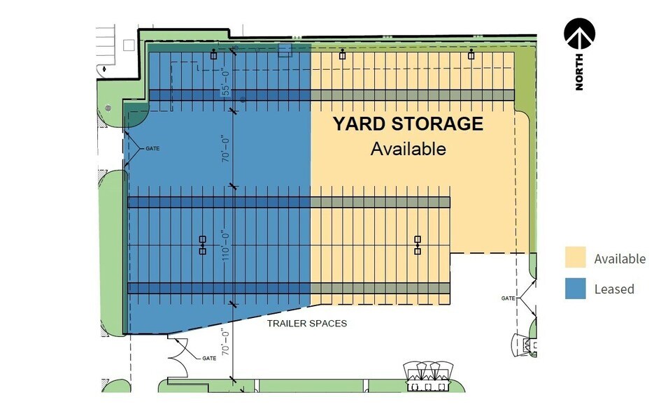 More Photos Of 1000 E Hammond Ln, Phoenix Contractor Storage Yard For Lease