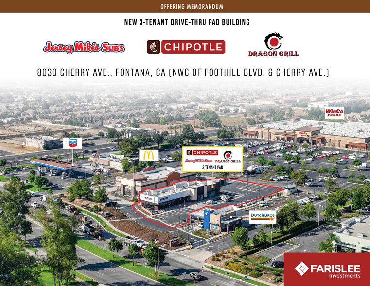 Primary Photo Of 8030 Cherry Ave, Fontana Fast Food For Sale