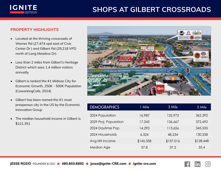 More Photos Of 35 E Warner Rd, Gilbert General Retail For Lease