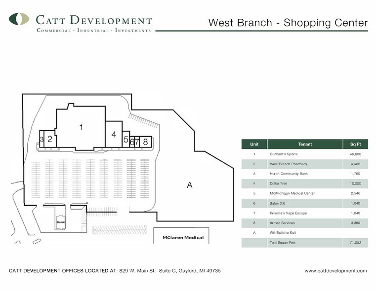 More Photos Of 2200-2210 S M-76, West Branch Unknown For Lease