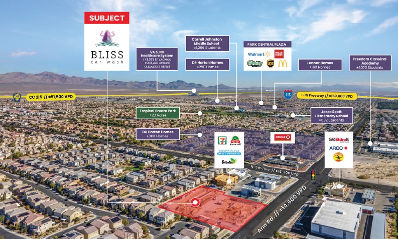 More Photos Of NWC E Ann Rd. & N 5th Street, North Las Vegas Carwash For Sale