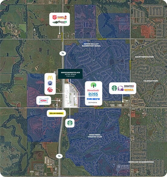 More Photos Of 18012-18116 Grove Pky, Edmond General Retail For Lease