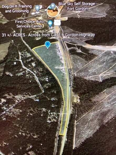 Primary Photo Of 3221 Gordon Hwy, Grovetown Land For Sale