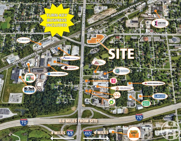 More Photos Of 5111-5115 E 30th St, Indianapolis Warehouse For Sale