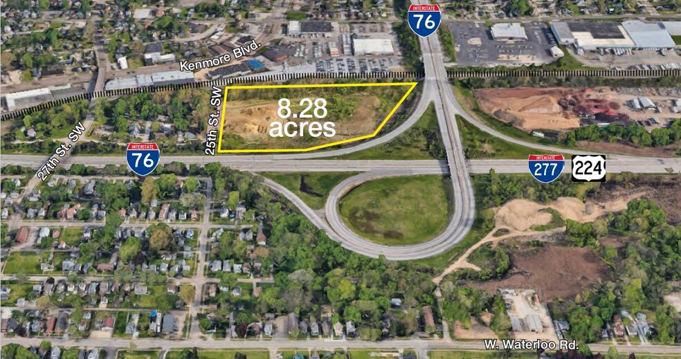 Primary Photo Of 25thStreet @ I-76, Akron Land For Sale