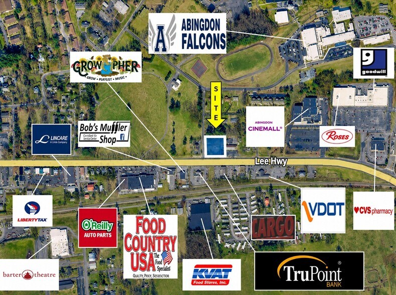 More Photos Of 603 E Main St, Abingdon Land For Lease
