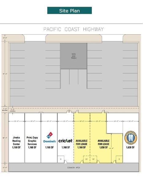 More Photos Of 1834-1848 Pacific Coast Hwy, Lomita Storefront For Lease