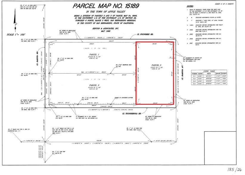 More Photos Of Founders Rd. @ Ramona Rd, Apple Valley Land For Sale
