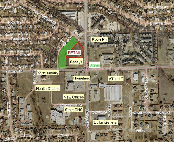 Primary Photo Of Adams Blvd & Frank Phillips Via Eton Ave, Bartlesville Land For Sale