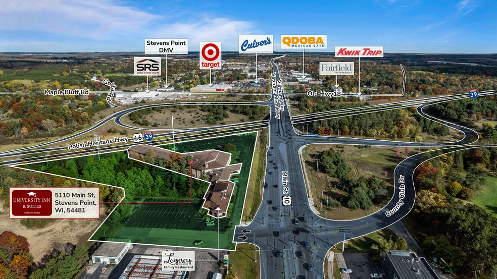 More Photos Of 5110 Main St, Stevens Point Hotel For Sale