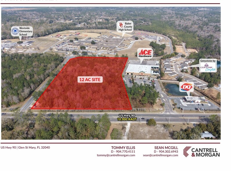 Primary Photo Of 0 US Highway 90, Glen Saint Mary Land For Sale