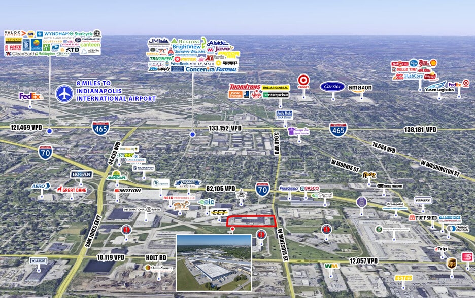 More Photos Of 4001 W Minnesota St, Indianapolis Refrigeration Cold Storage For Lease