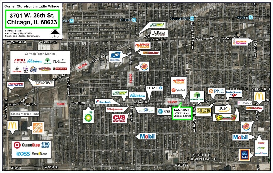 More Photos Of 3701 W 26th St, Chicago Storefront Retail Office For Lease