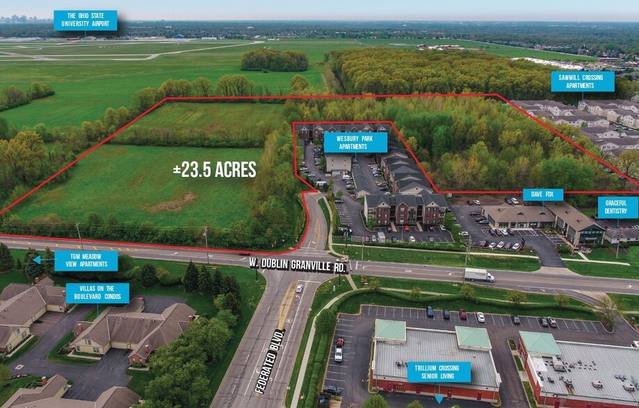 More Photos Of 3455 Dublin Granville Road, Columbus Land For Sale