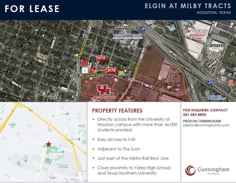 Primary Photo Of Elgin @ Milby, Houston Land For Lease