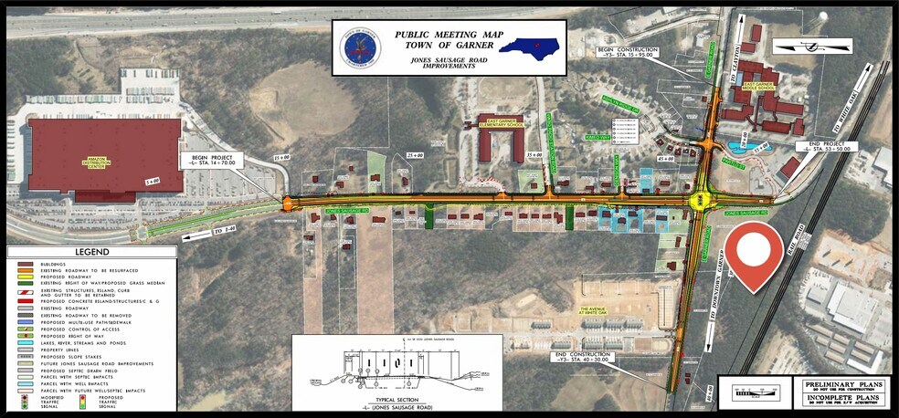 More Photos Of E Garner Rd & Jones Sausage Rd, Garner Land For Sale