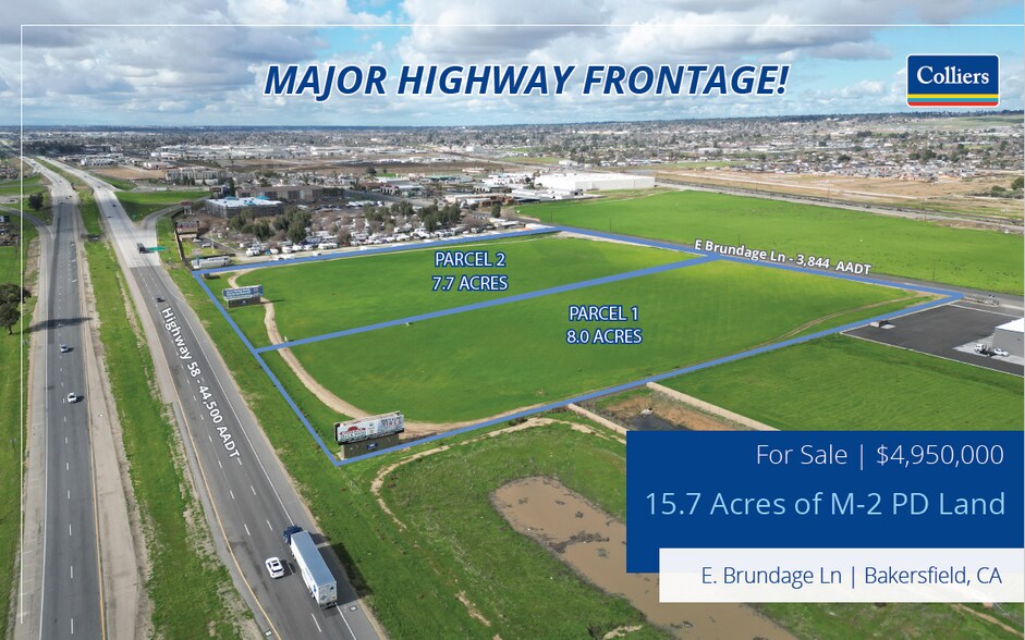 Primary Photo Of E Brundage Ln, Bakersfield Land For Sale