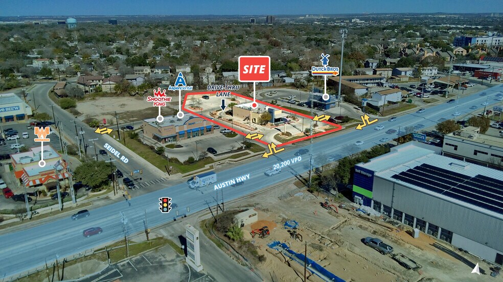 More Photos Of 1253 Austin Hwy, San Antonio Fast Food For Lease
