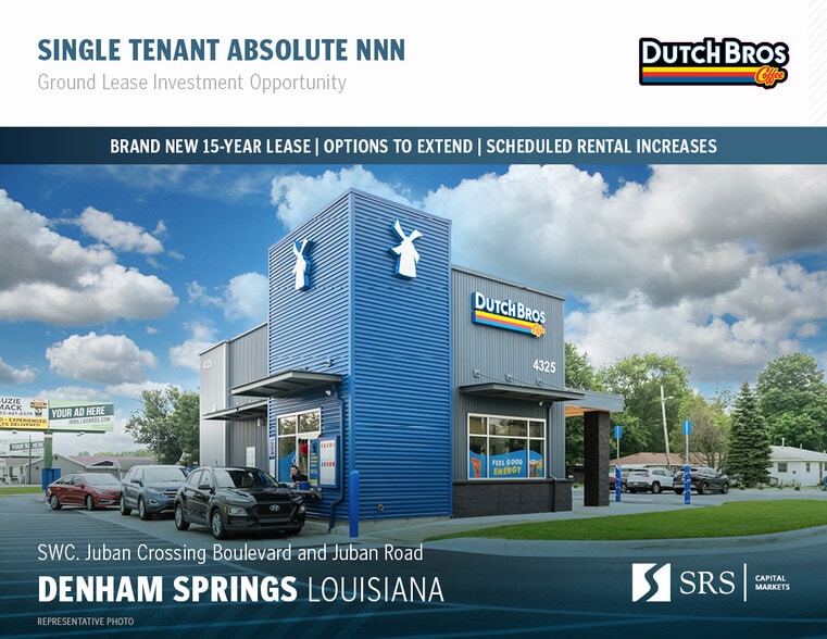 Primary Photo Of SWC Juban Crossing Boulevard and Juban Road, Denham Springs Fast Food For Sale