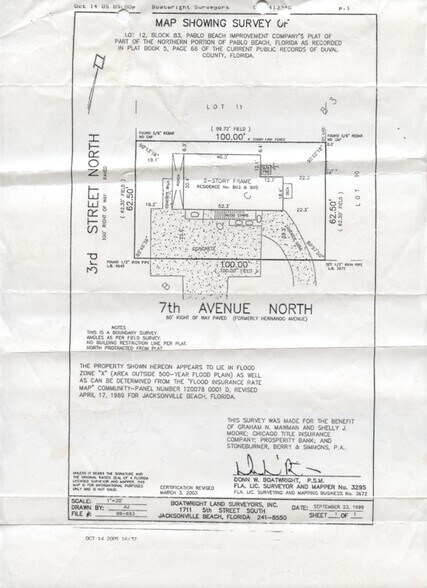 More Photos Of 803 3rd St N, Jacksonville Beach Storefront Retail Residential For Sale