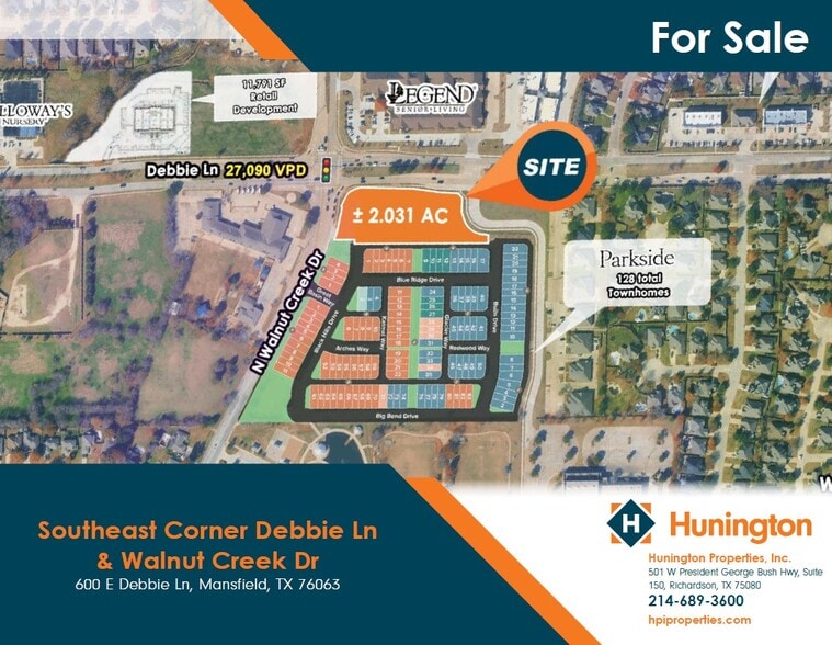 Primary Photo Of 600 Debbie ln, Mansfield Land For Sale