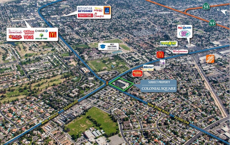 More Photos Of 5101-5153 Ming Ave, Bakersfield Unknown For Lease