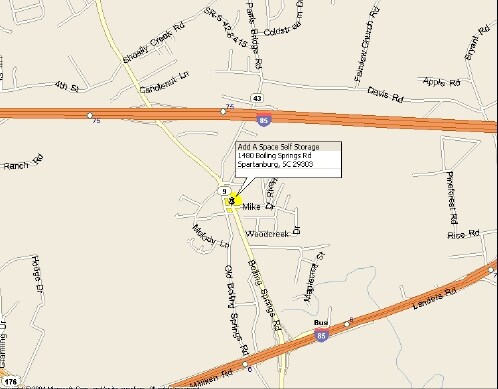 More Photos Of 1480 Boiling Springs Rd, Spartanburg Self Storage For Lease