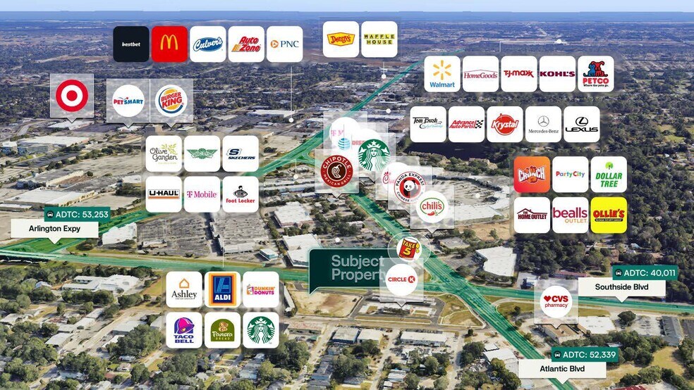 More Photos Of 120 Southside Blvd, Jacksonville General Retail For Sale