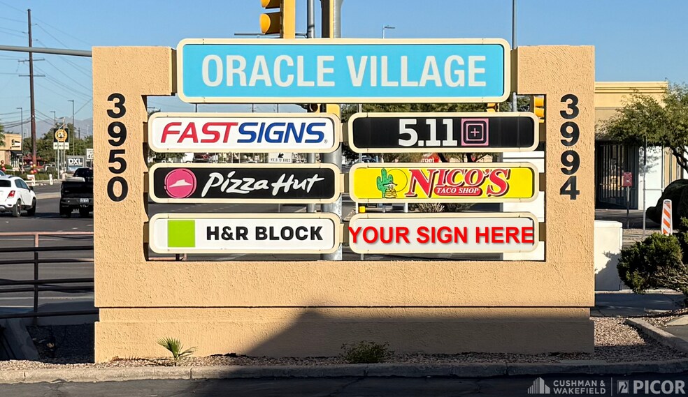 More Photos Of 3950-3994 N Oracle Rd, Tucson General Retail For Lease