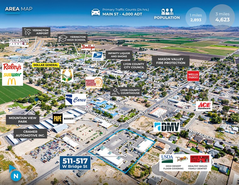 More Photos Of 511 W Bridge St, Yerington Freestanding For Sale